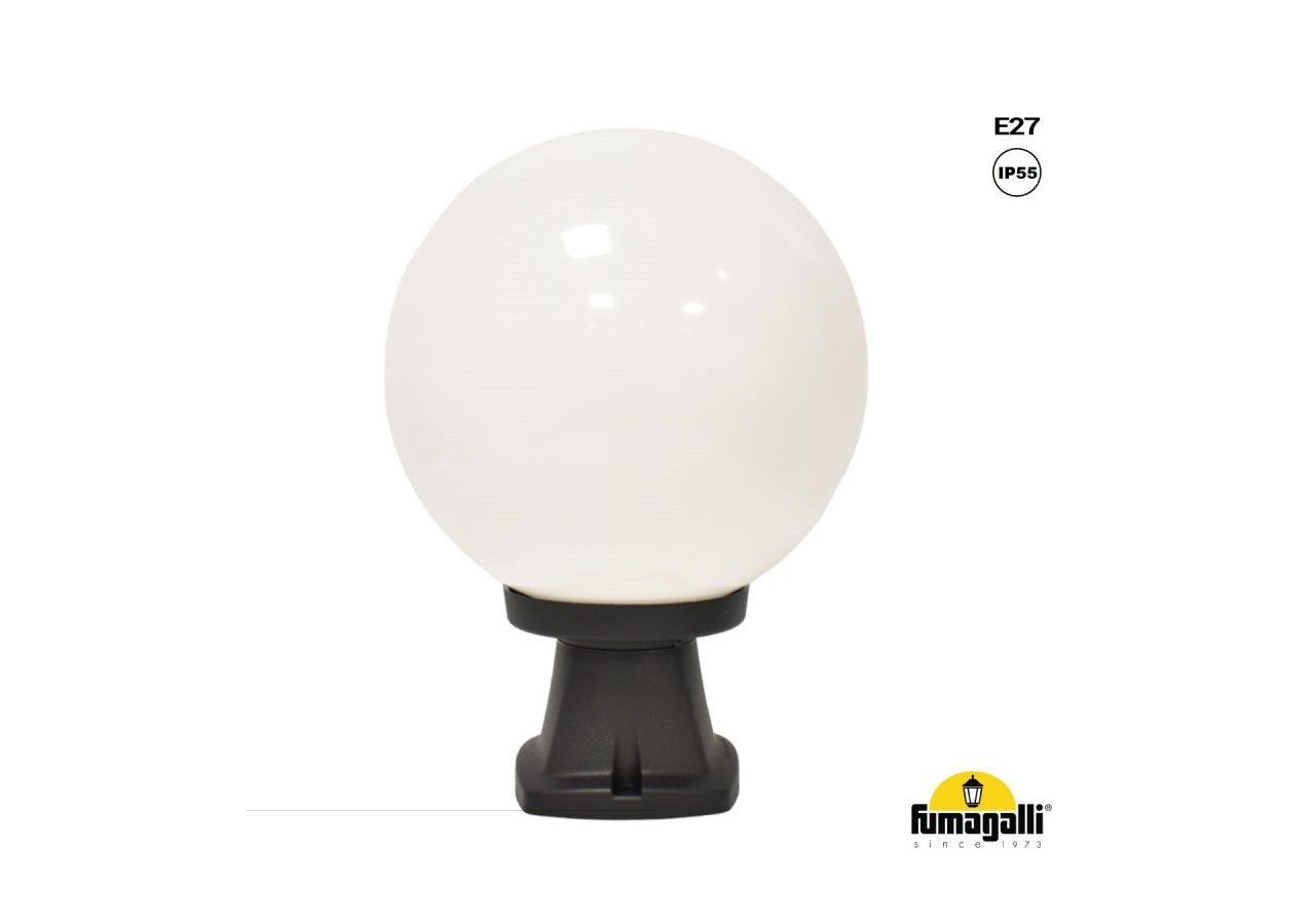Lanterne sur pied extérieure à sphère opale FUMAGALLI "Disma/G250"-E27 - G26.114.000.AYE27 - Barcelona LED