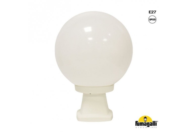Lanterne sur pied extérieure à sphère opale FUMAGALLI "Disma/G250"-E27 - G26.114.000.WYE27 - Barcelona LED