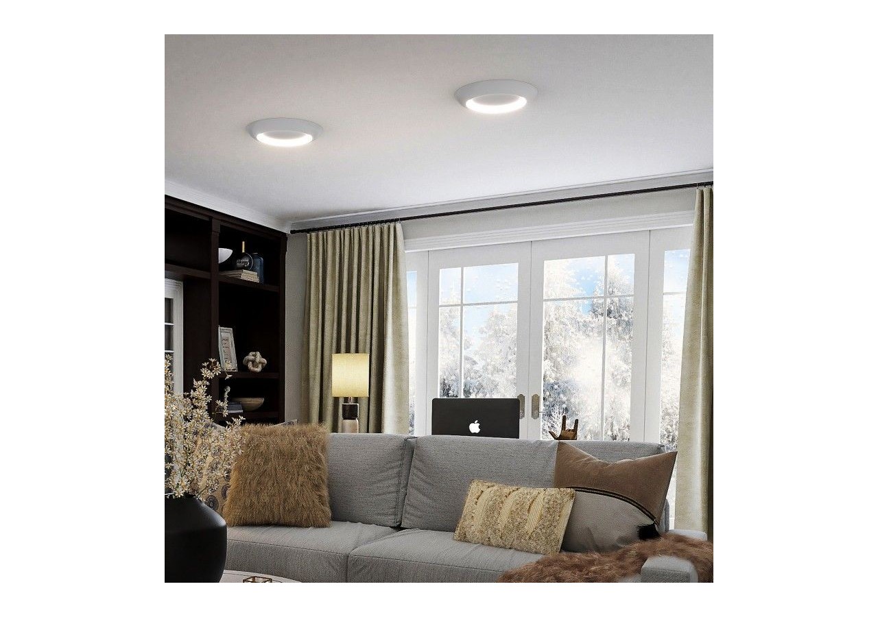 Plafonnier LED "FAX"-CCT 3000K-4000K-21W - LN1622-B-CCT - Barcelona LED