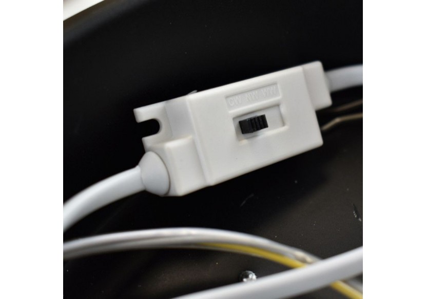 Plafonnier LED "Gina"-Effet bois-CCT 3000K-4000K-40W - LN1623-N-CCT - Barcelona LED