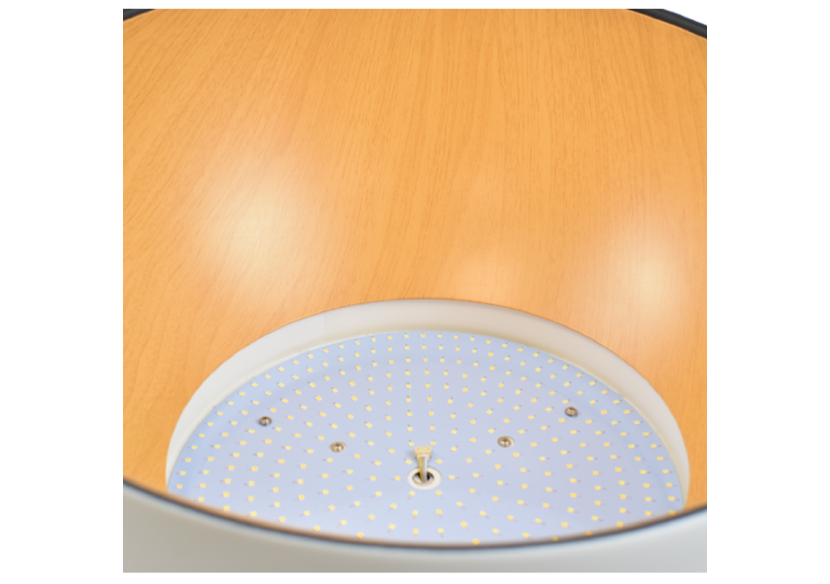 Plafonnier LED "Gina"-Effet bois-CCT 3000K-4000K-40W - LN1623-N-CCT - Barcelona LED