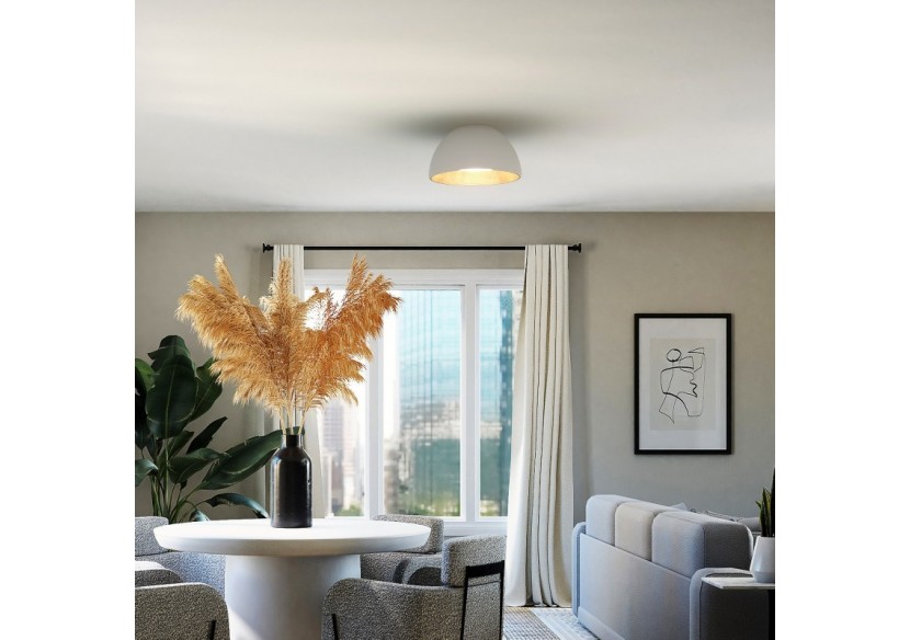 Plafonnier LED "Gina"-Effet bois-CCT 3000K-4000K-40W - LN1623-B-CCT - Barcelona LED