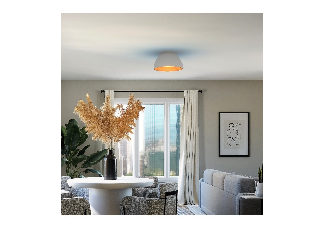 Plafonnier LED "Gina"-Effet bois-CCT 3000K-4000K-40W - LN1623-B-CCT - Barcelona LED