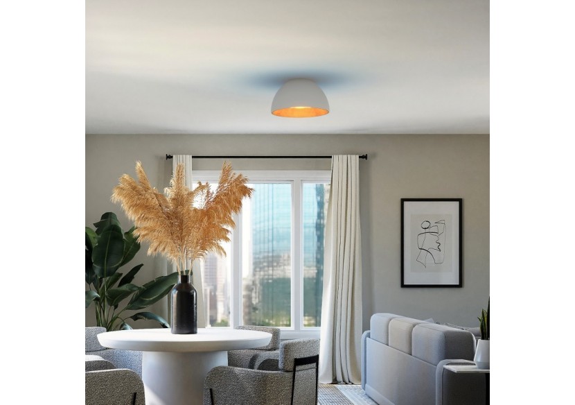 Plafonnier LED "Gina"-Effet bois-CCT 3000K-4000K-40W - LN1623-B-CCT - Barcelona LED