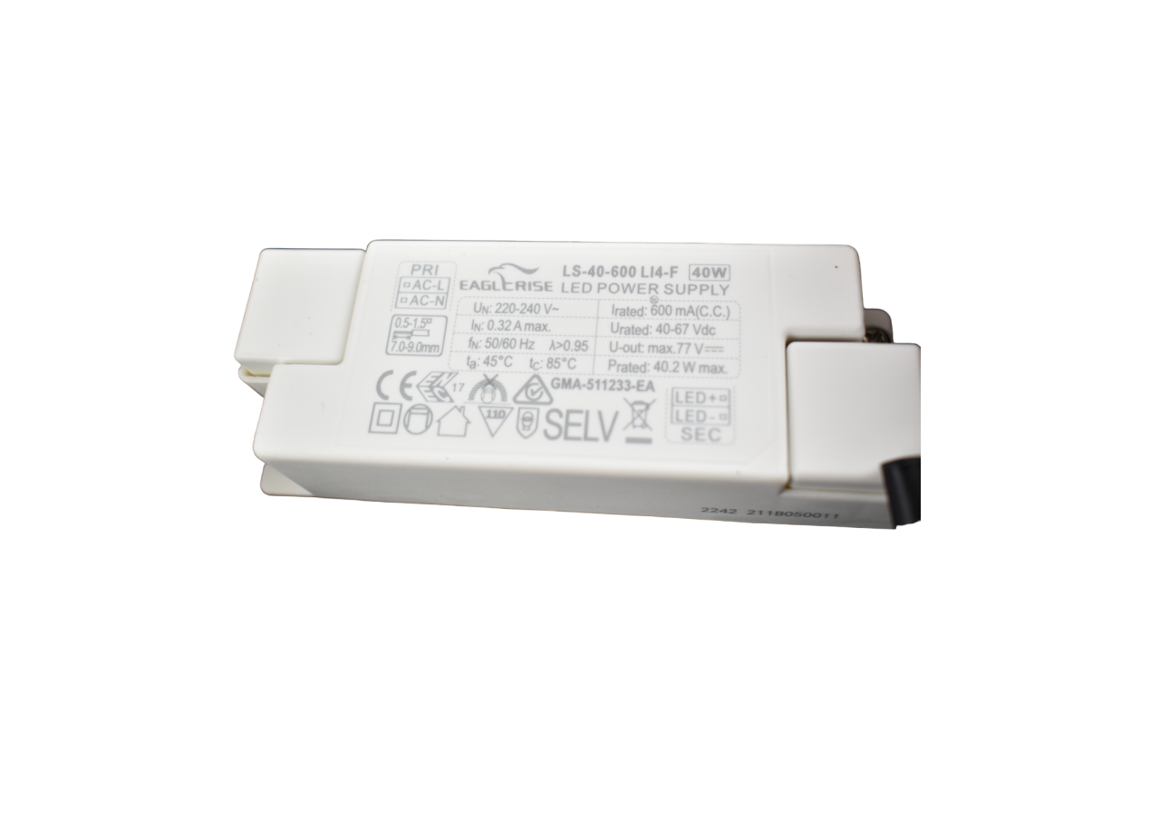 Plafonnier LED "Gina"-Effet bois-CCT 3000K-4000K-40W - LN1623-B-CCT - Barcelona LED