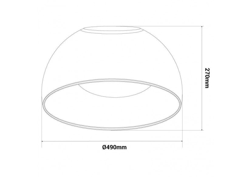 Plafonnier LED "Gina"-Effet bois-CCT 3000K-4000K-40W - LN1623-B-CCT - Barcelona LED