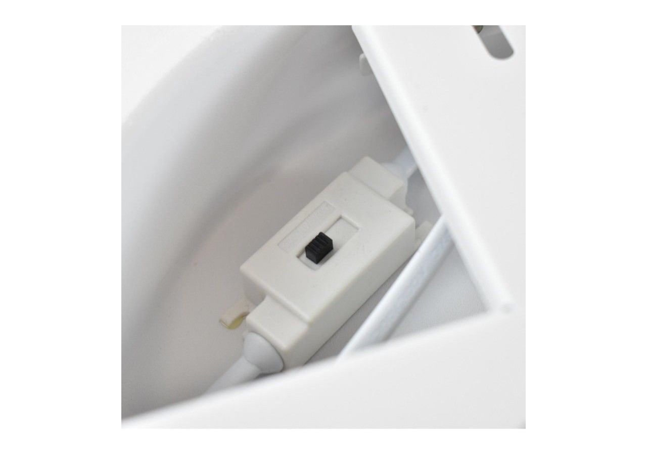 Plafonnier LED incliné "Mulen"-Effet bois-CCT 3000K-4000K-40W - LN1624-B-CCT - Barcelona LED