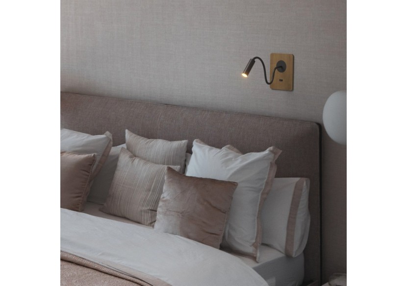 Applique liseuse flexible "LONDON"-Puce CREE-3W - LN1511-N - Barcelona LED Applique liseuse flexible "LONDON"-Puce CREE-3W - LN1511-N - Barcelona LED