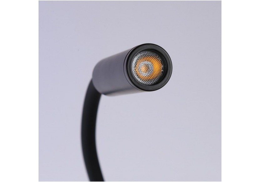 Applique liseuse flexible avec port USB "LONDON USB"-Puce CREE-3W - LN1511-USB-N - Barcelona LED Applique liseuse flexible avec port USB "LONDON USB"-Puce CREE-3W - LN1511-USB-N - Barcelona LED