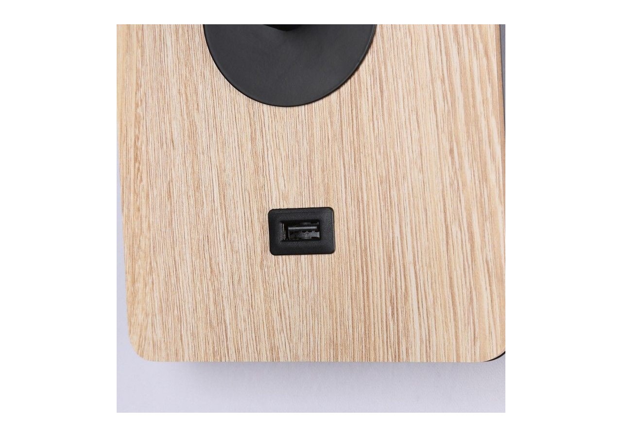 Applique liseuse flexible avec port USB "LONDON USB"-Puce CREE-3W - LN1511-USB-N - Barcelona LED