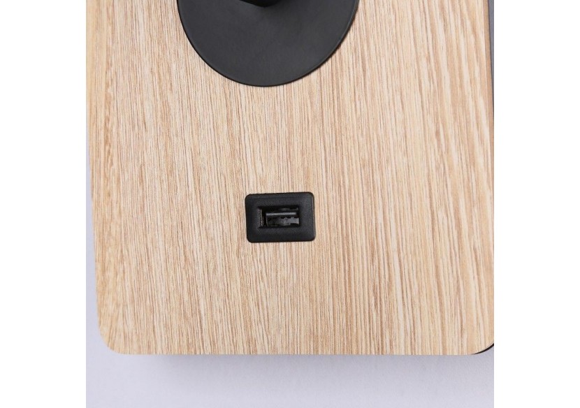 Applique liseuse flexible avec port USB "LONDON USB"-Puce CREE-3W - LN1511-USB-N - Barcelona LED Applique liseuse flexible avec port USB "LONDON USB"-Puce CREE-3W - LN1511-USB-N - Barcelona LED