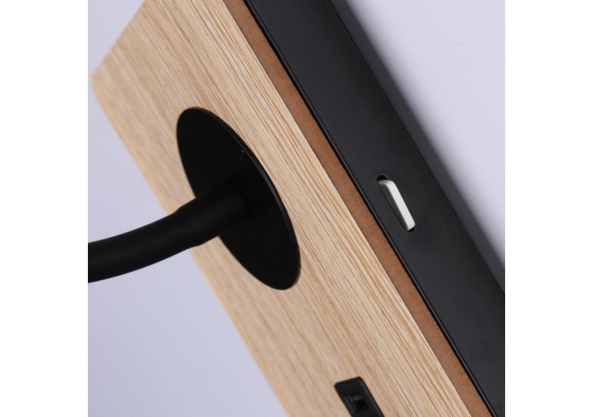 Applique liseuse flexible avec port USB "LONDON USB"-Puce CREE-3W - LN1511-USB-N - Barcelona LED Applique liseuse flexible avec port USB "LONDON USB"-Puce CREE-3W - LN1511-USB-N - Barcelona LED