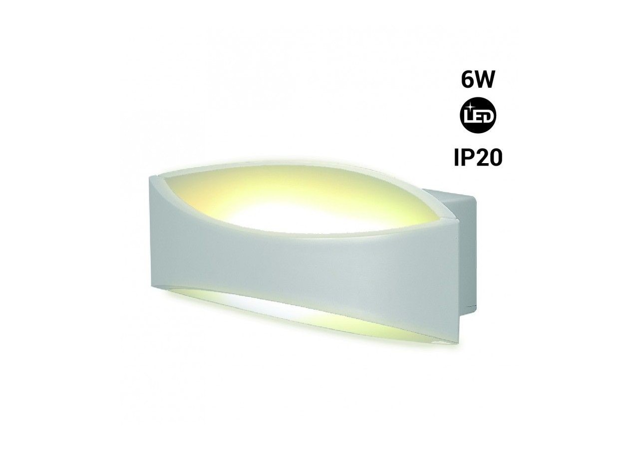 Applique LED bidirectionnelle-IP20-3000K-6W - LN1579-B - Barcelona LED