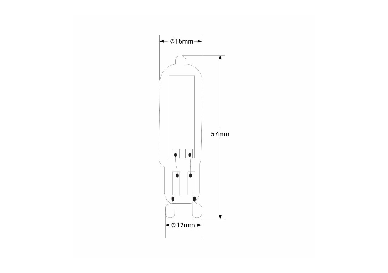 Ampoule LED G9 4W-COB-360 degrés-220-240V AC - BCOB1-G9-4W-BC - Barcelona LED