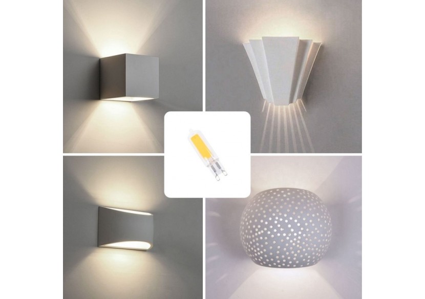Ampoule LED G9 4W-COB-360 degrés-220-240V AC - BCOB1-G9-4W-BN - Barcelona LED