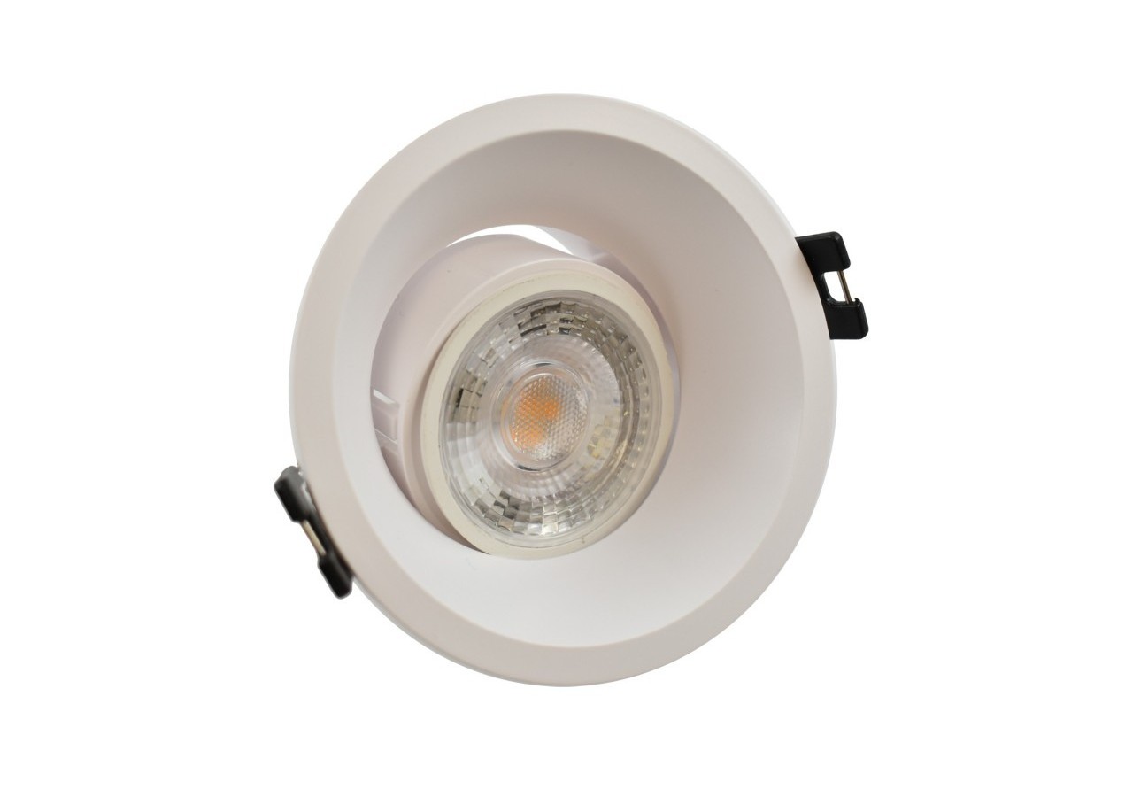 Support spot rond pour ampoule GU10 / MR16-Coupe diamètre 85 mm-Faible UGR - B994-B - Barcelona LED