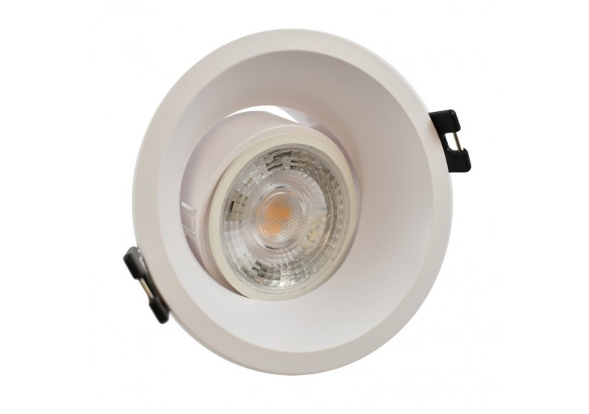 Support spot rond pour ampoule GU10 / MR16-Coupe diamètre 85 mm-Faible UGR - B994-B - Barcelona LED Support spot rond pour ampoule GU10 / MR16-Coupe diamètre 85 mm-Faible UGR - B994-B - Barcelona LED