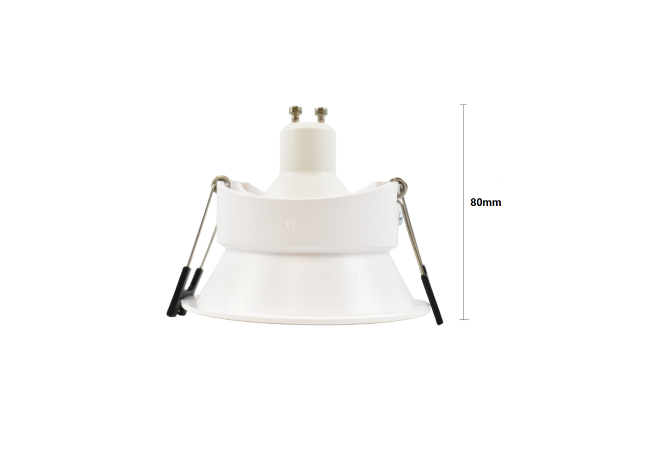 Support spot rond pour ampoule GU10 / MR16-Coupe diamètre 85 mm-Faible UGR - B994-B - Barcelona LED