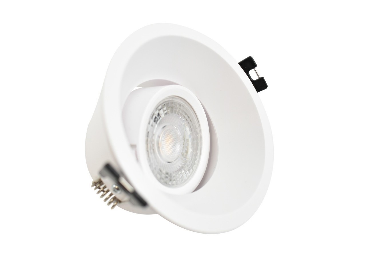 Support spot rond pour ampoule GU10 / MR16-Coupe diamètre 85 mm-Faible UGR - B994-B - Barcelona LED