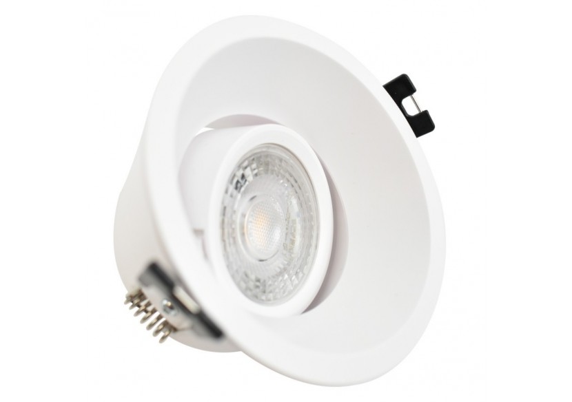 Support spot rond pour ampoule GU10 / MR16-Coupe diamètre 85 mm-Faible UGR - B994-B - Barcelona LED Support spot rond pour ampoule GU10 / MR16-Coupe diamètre 85 mm-Faible UGR - B994-B - Barcelona LED