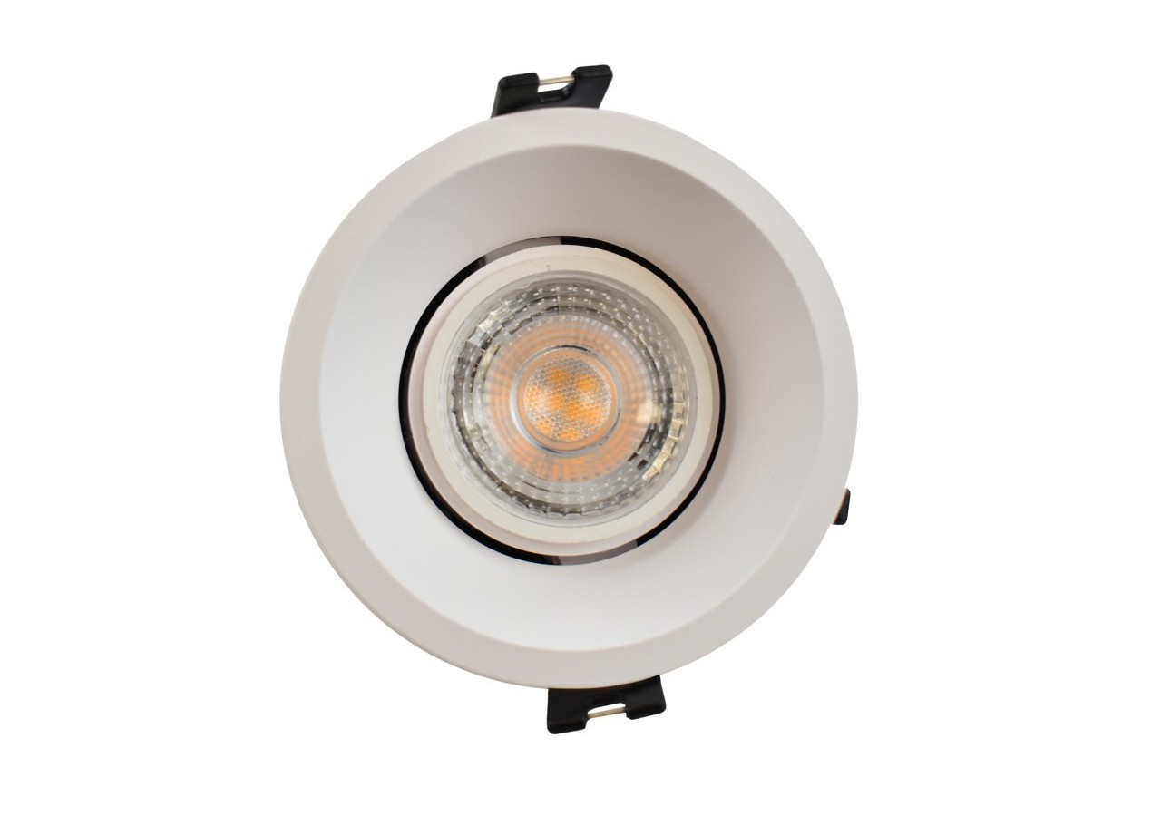 Support spot rond pour ampoule GU10 / MR16-Coupe diamètre 85 mm-Faible UGR - B994-B - Barcelona LED