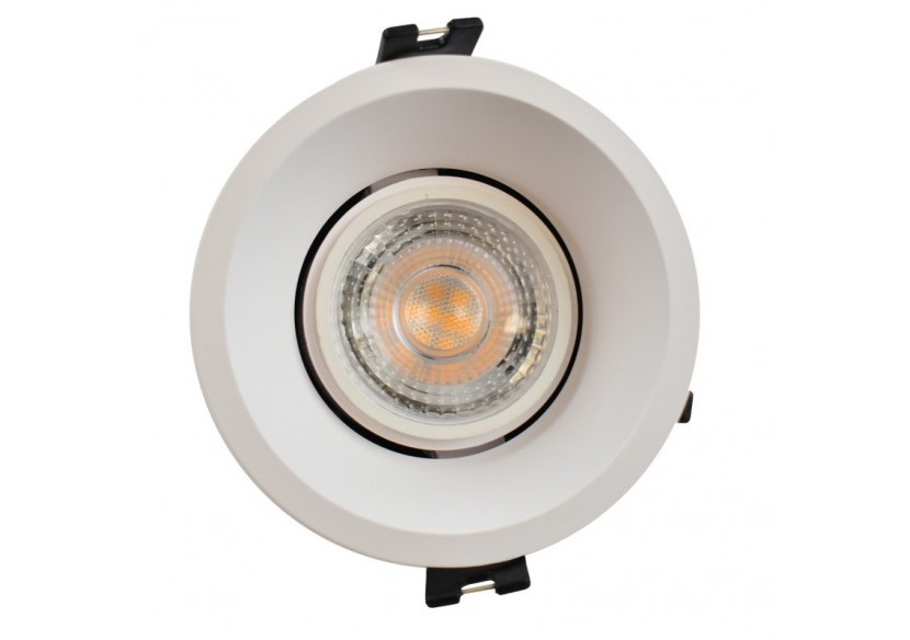 Support spot rond pour ampoule GU10 / MR16-Coupe diamètre 85 mm-Faible UGR - B994-B - Barcelona LED Support spot rond pour ampoule GU10 / MR16-Coupe diamètre 85 mm-Faible UGR - B994-B - Barcelona LED