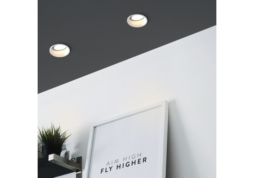 Support spot rond pour ampoule GU10 / MR16-Coupe diamètre 85 mm-Faible UGR - B994-B - Barcelona LED Support spot rond pour ampoule GU10 / MR16-Coupe diamètre 85 mm-Faible UGR - B994-B - Barcelona LED