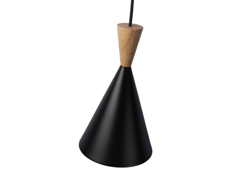 Suspension scandinave en métal et bois "Exan" - LN3012-N - Barcelona LED Suspension scandinave en métal et bois "Exan" - LN3012-N - Barcelona LED