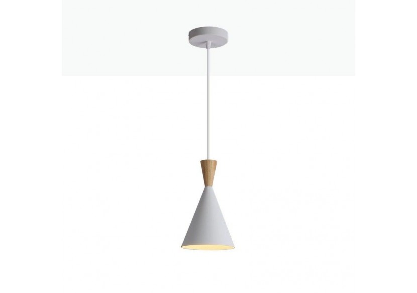 Suspension scandinave en métal et bois "Exan" - LN3012-B - Barcelona LED Suspension scandinave en métal et bois "Exan" - LN3012-B - Barcelona LED