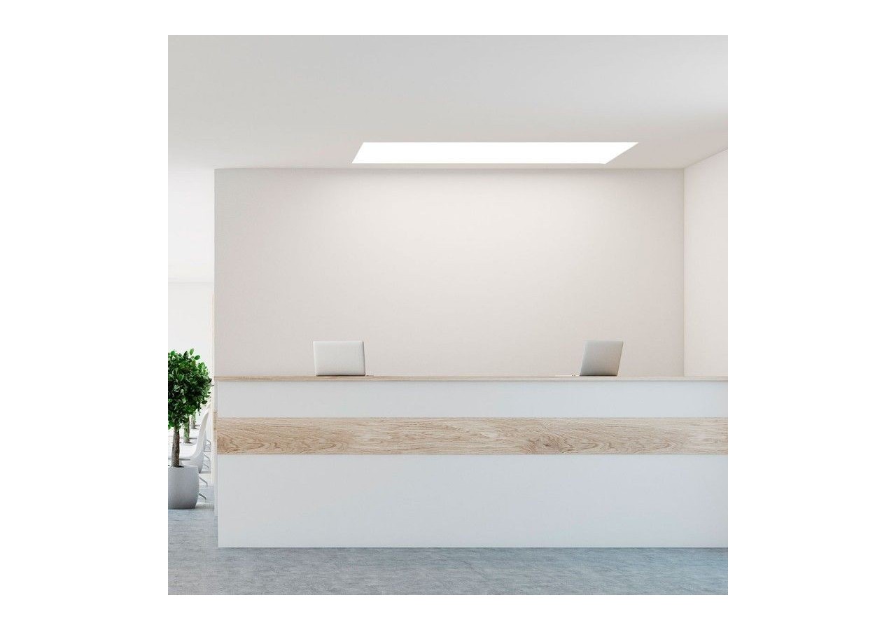 Lot de 12-Panneau LED 120x30 extra-plat-Driver Philips-44W-UGR19 - K5236-BF-12 - Barcelona LED