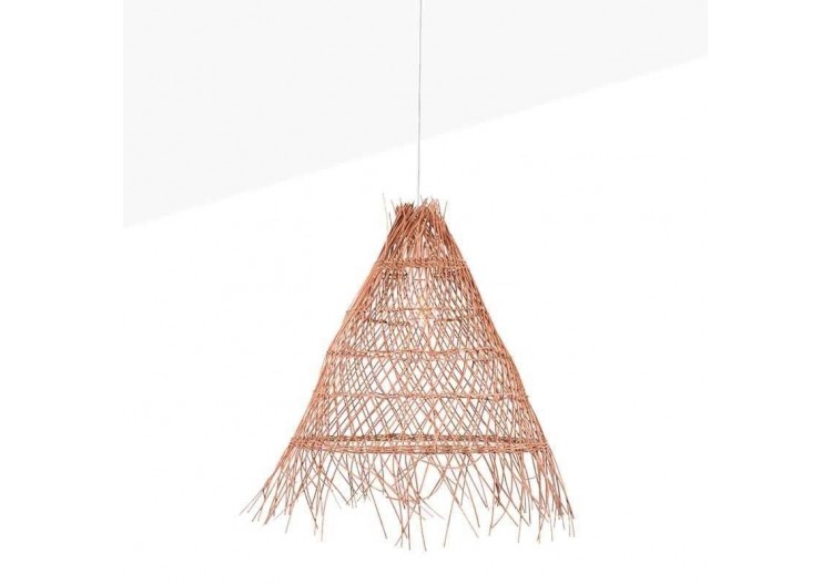 Suspension en osier "Willow" avec interrupteur et prise murale - K171-C-B - Barcelona LED 2