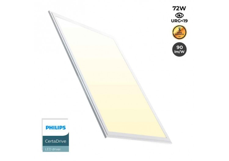 Lot de 10-Panneau LED 120x60 extra-plat-Driver PHILIPS-72W-UGR19 - K5234-BC-10 - Barcelona LED 2