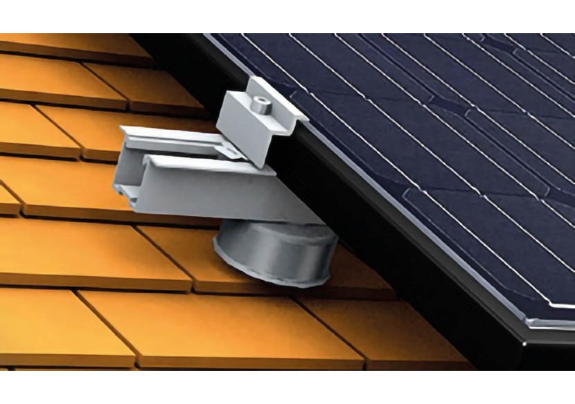 Kit photovoltaïque surimposition tuiles plates et ardoises