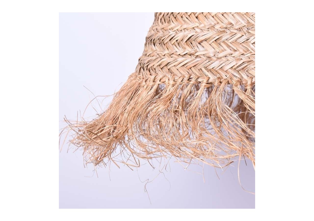 Suspension en fibre naturelle "Nam" avec interrupteur et prise murale - K173-C-CU - Barcelona LED