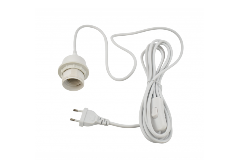 Suspension en bambou "Rise" avec interrupteur et prise - K177-C-B - Barcelona LED