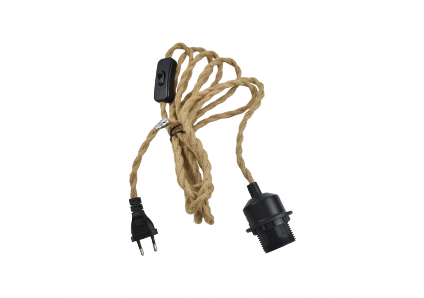 Suspension japonaise en bambou "Kaizen" avec interrupteur et prise - K179-C-CU - Barcelona LED Suspension japonaise en bambou "Kaizen" avec interrupteur et prise - K179-C-CU - Barcelona LED