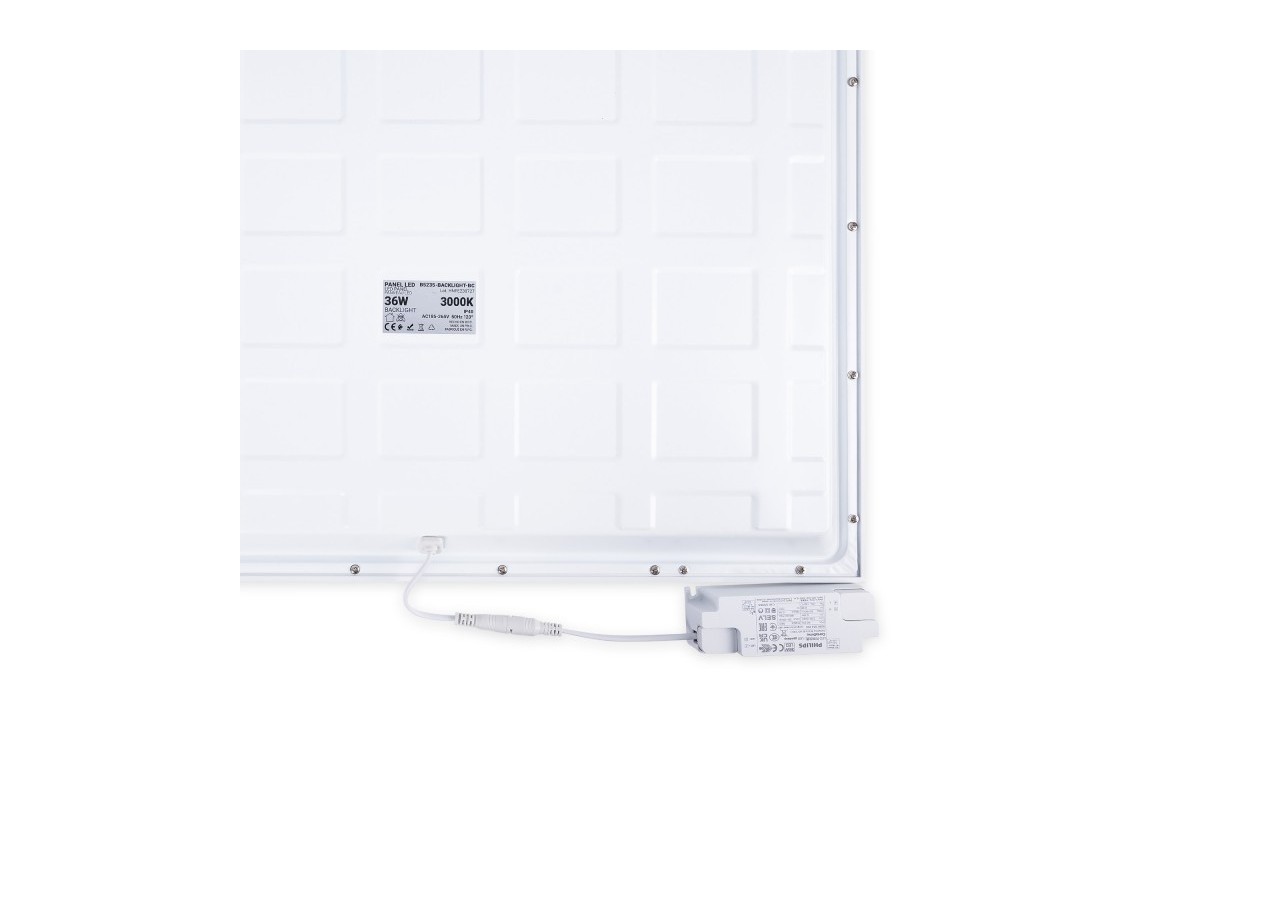Panneau LED encastrable 60x60 rétro-éclairé-3800lm-Driver Philips-36W-UGR22-IP40 - B5235-BACKLIGHT-BC - Barcelona LED