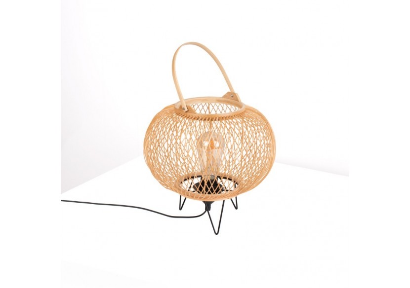 Lampe à poser en bambou "Sendai"-E27 - K185-EU-N - Barcelona LED