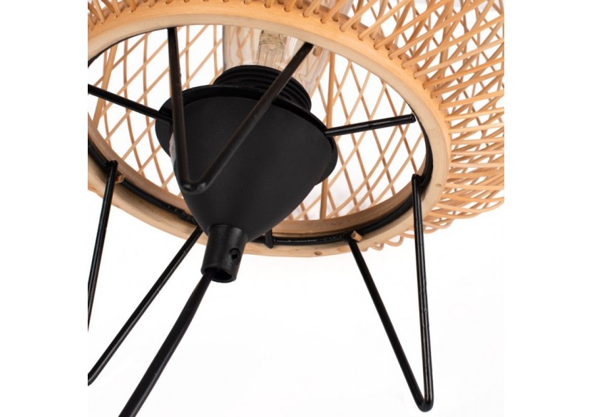 Lampe à poser en bambou "Sendai"-E27 - K185-EU-N - Barcelona LED