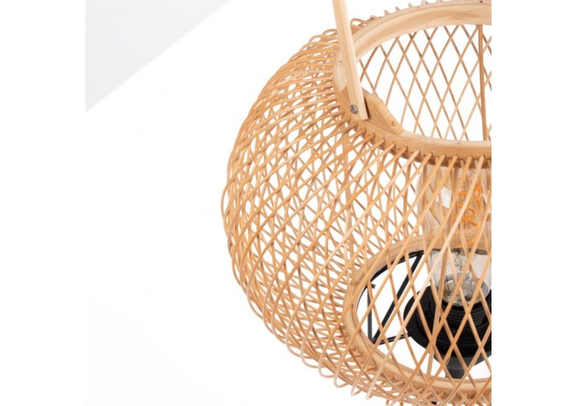 Lampe à poser en bambou "Sendai"-E27 - K185-EU-N - Barcelona LED