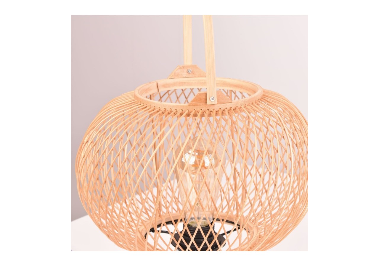 Lampe à poser en bambou "Sendai"-E27 - K185-EU-N - Barcelona LED