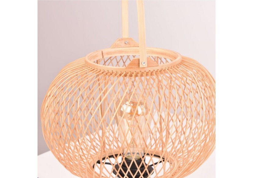 Lampe à poser en bambou "Sendai"-E27 - K185-EU-N - Barcelona LED