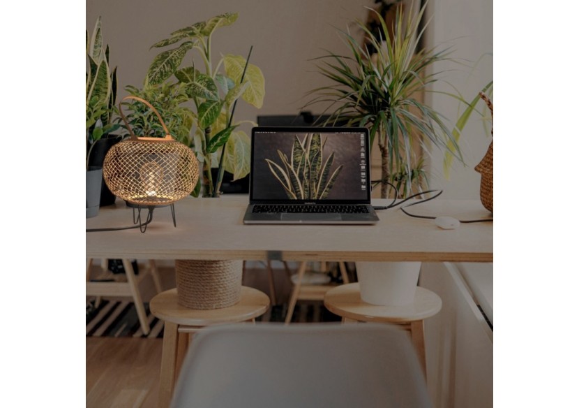 Lampe à poser en bambou "Sendai"-E27 - K185-EU-N - Barcelona LED