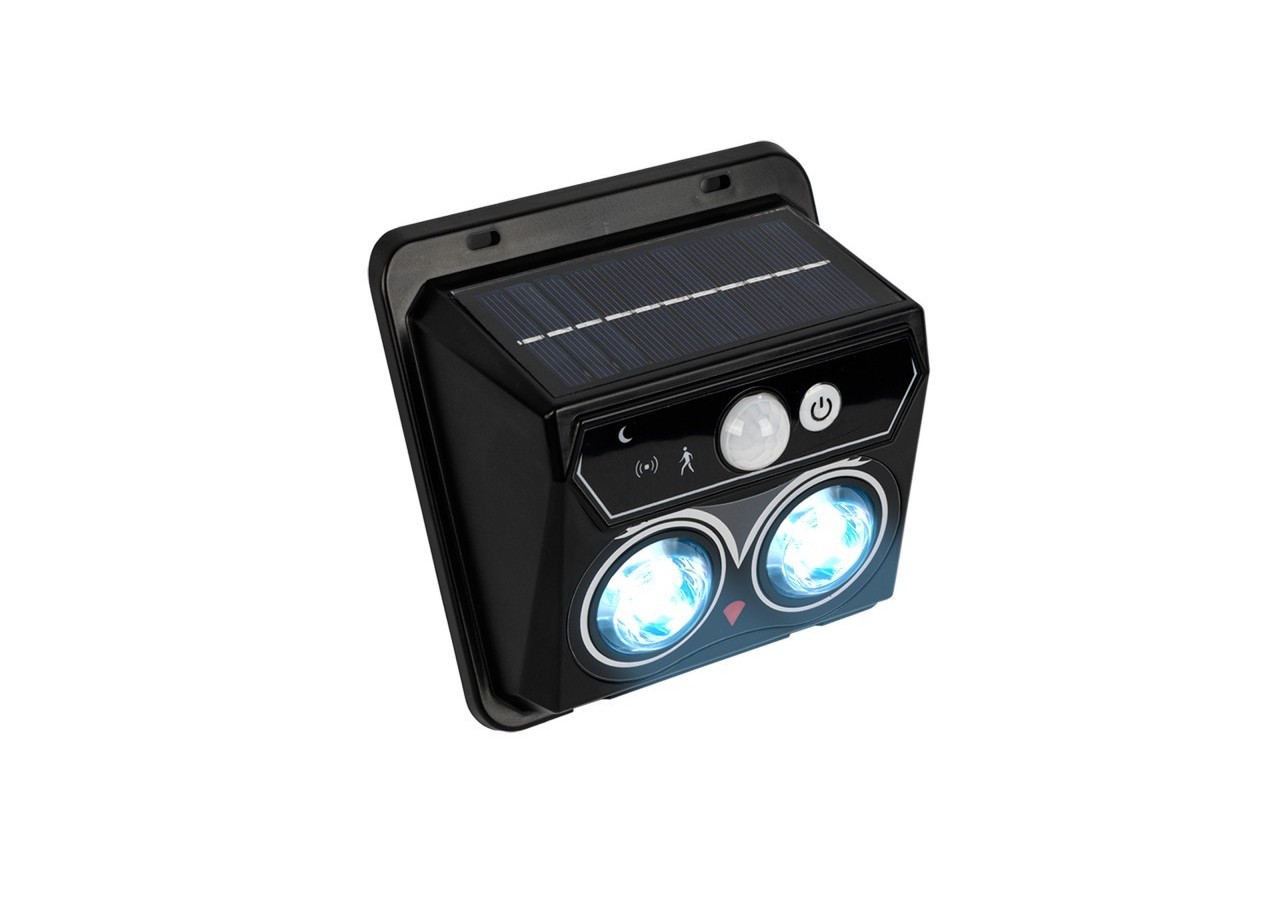 Pack x 2-Applique murale solaire extérieure avec capteur de mouvement PIR-1W (2x0,5W)-IP44 - SL25-BF - Barcelona LED