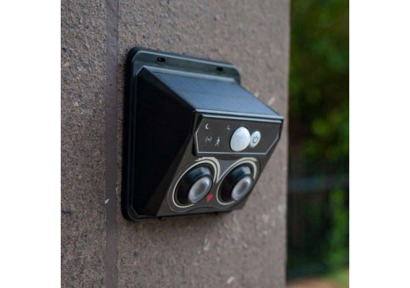 Pack x 2-Applique murale solaire extérieure avec capteur de mouvement PIR-1W (2x0,5W)-IP44 - SL25-BF - Barcelona LED