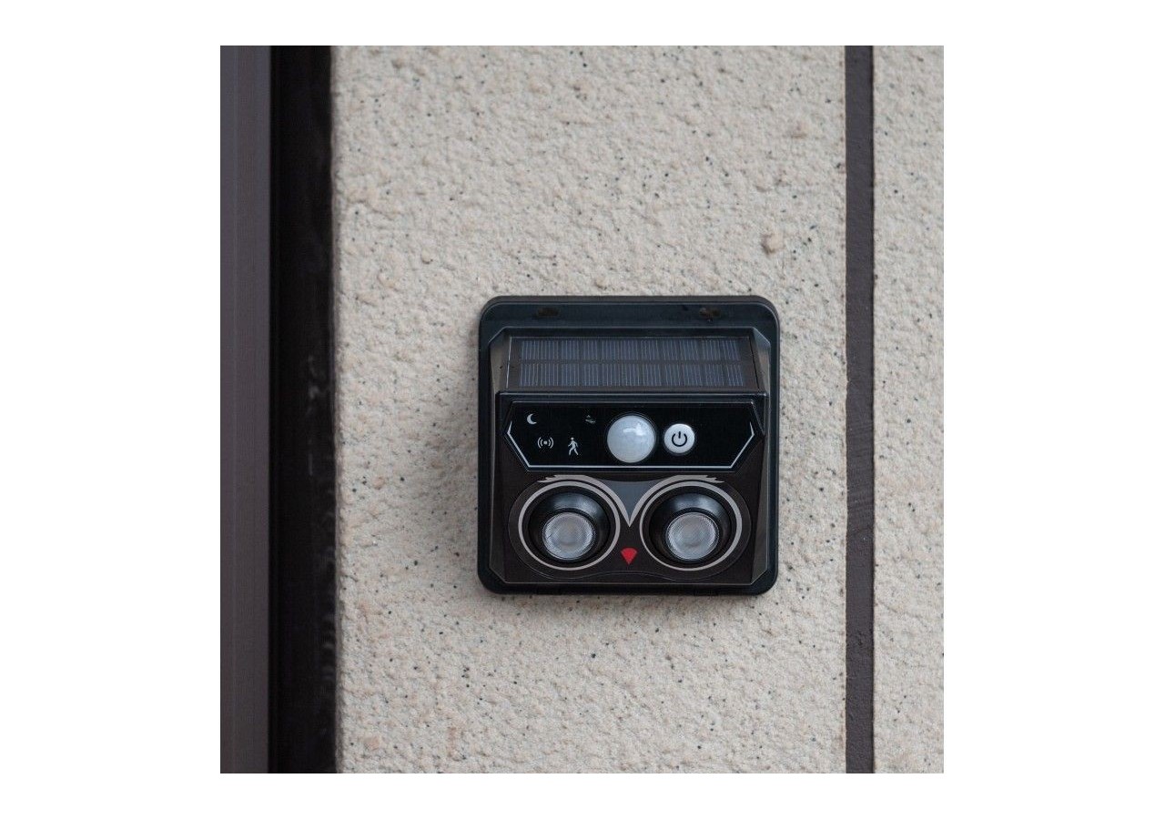 Pack x 2-Applique murale solaire extérieure avec capteur de mouvement PIR-1W (2x0,5W)-IP44 - SL25-BF - Barcelona LED