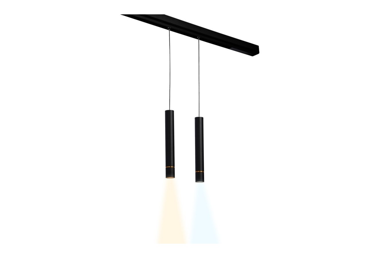 Spot suspendu LED sur rail magnétique 48V-8W-Ligne dorée - LCM-8W-ND-BN - Barcelona LED