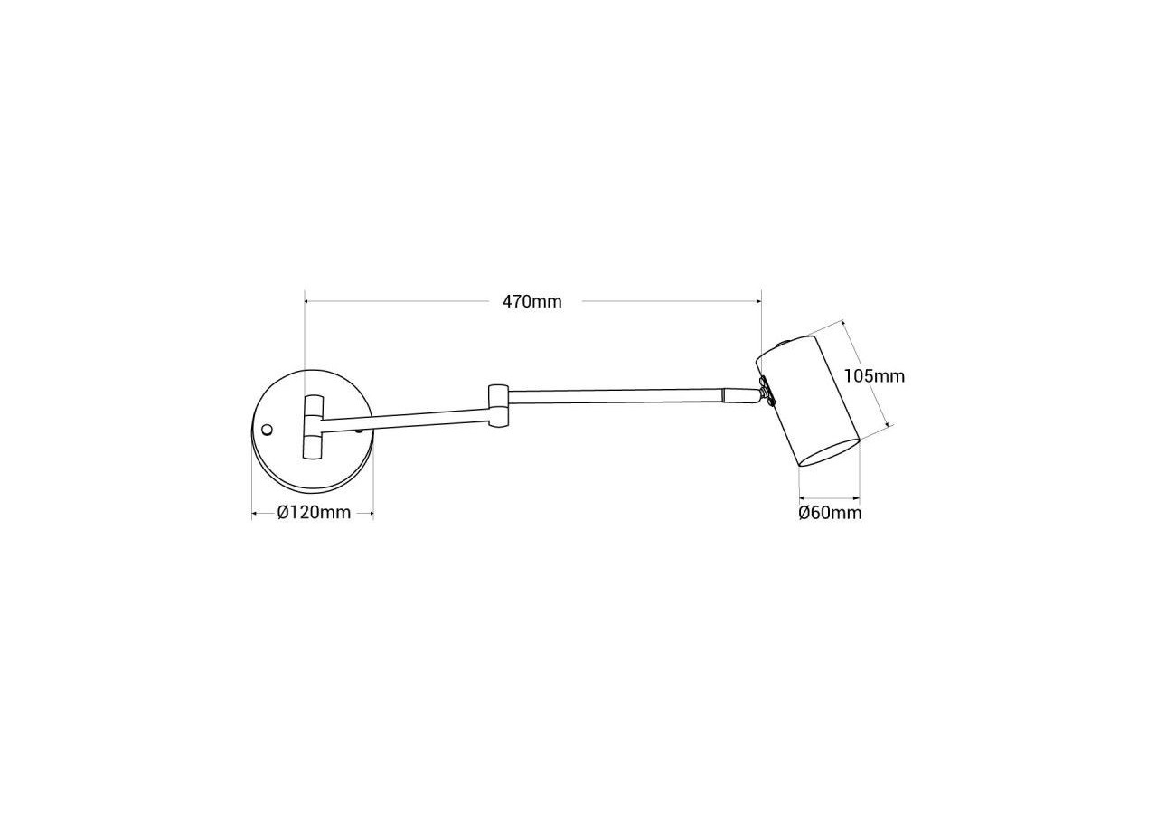 Applique murale extensible "Paula"-E27 G45 - L3067-N - Barcelona LED