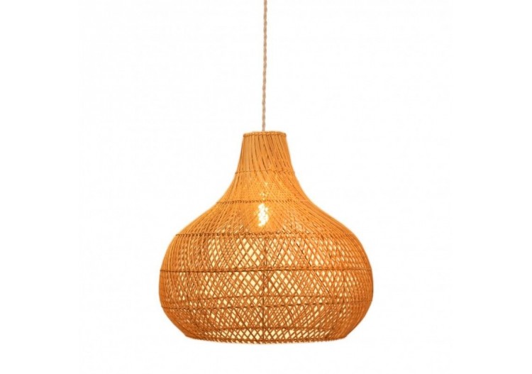 Suspension en osier "Samoa" - K187-CU - Barcelona LED