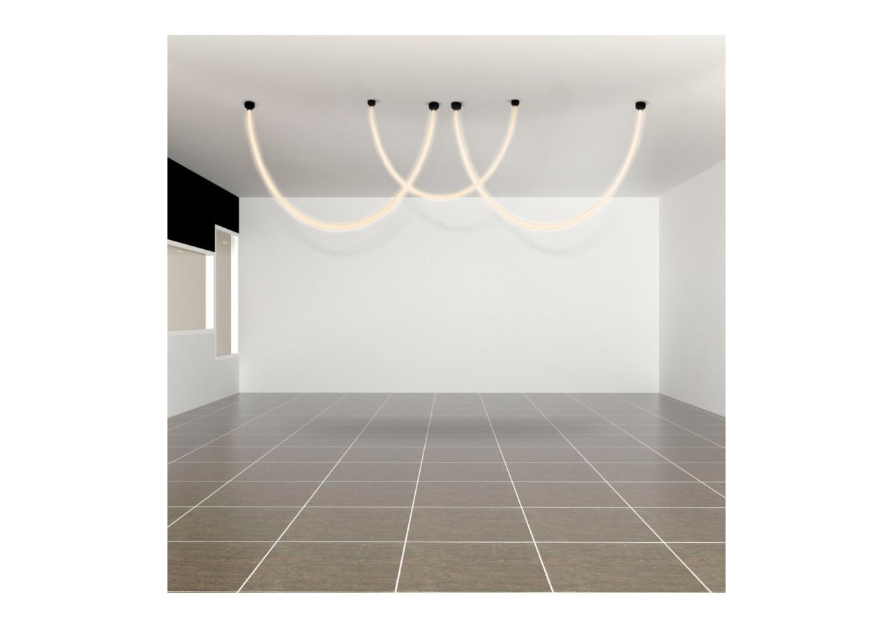 Néon LED flexible circulaire à 360 degrés-diamètre 22mm-2m-24V DC-240Ch/m-19,2W/m-IP65 - NSD22-2M-BC - Barcelona LED